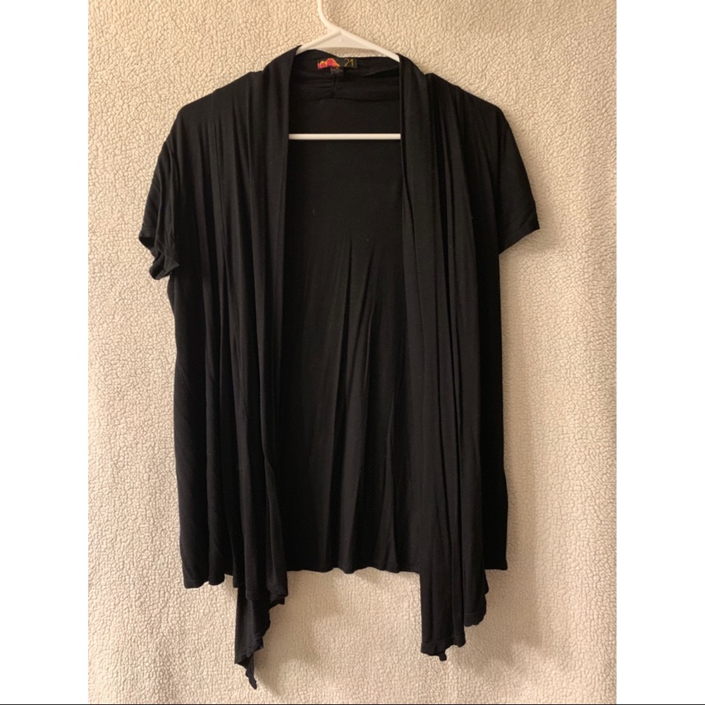 Black cardigan